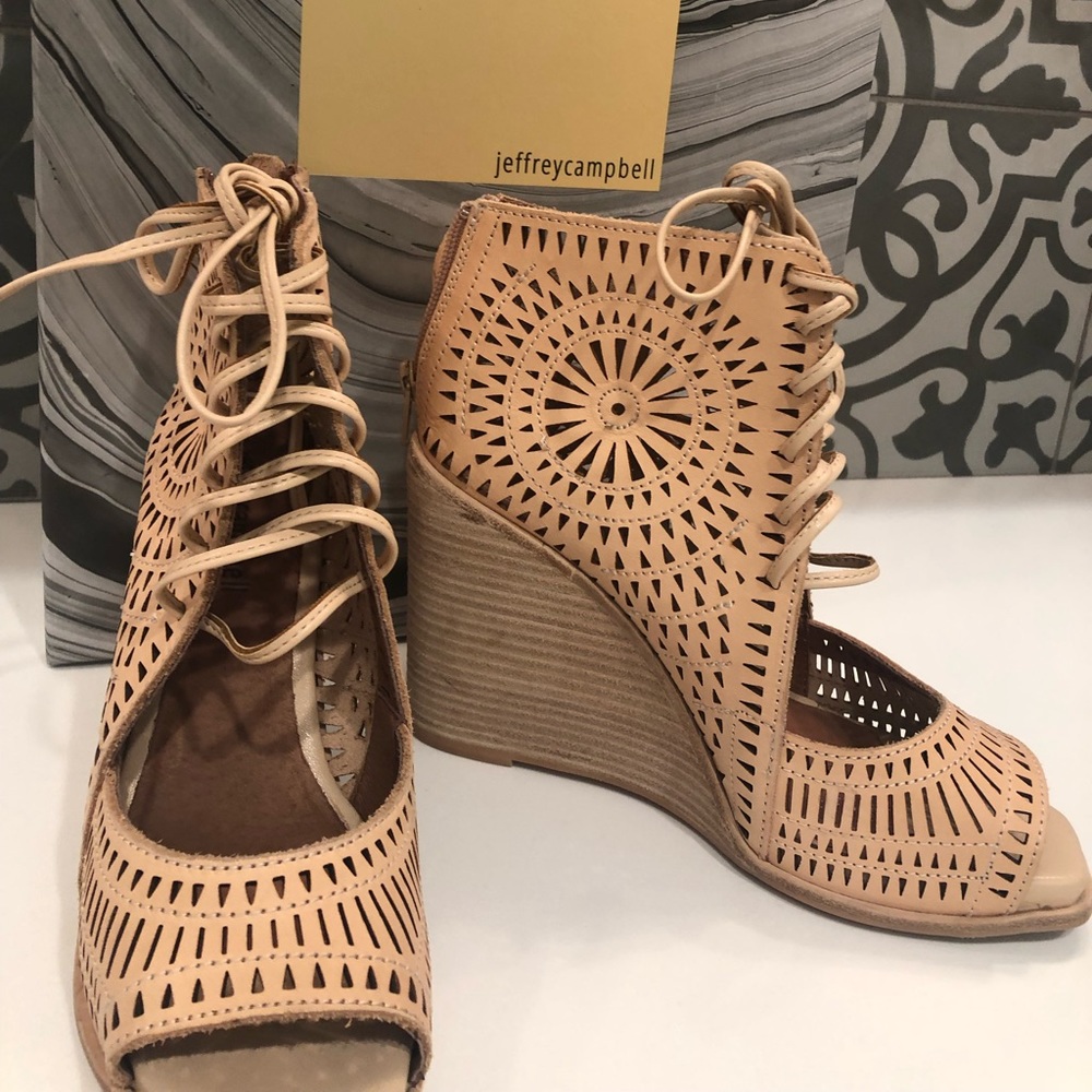 Jeffrey Campbell wedge sandals
